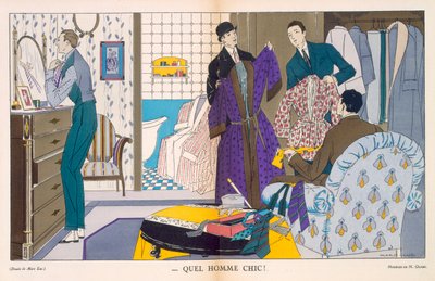 Quel homme chic, moda maschile, 1921 da Marc Luc